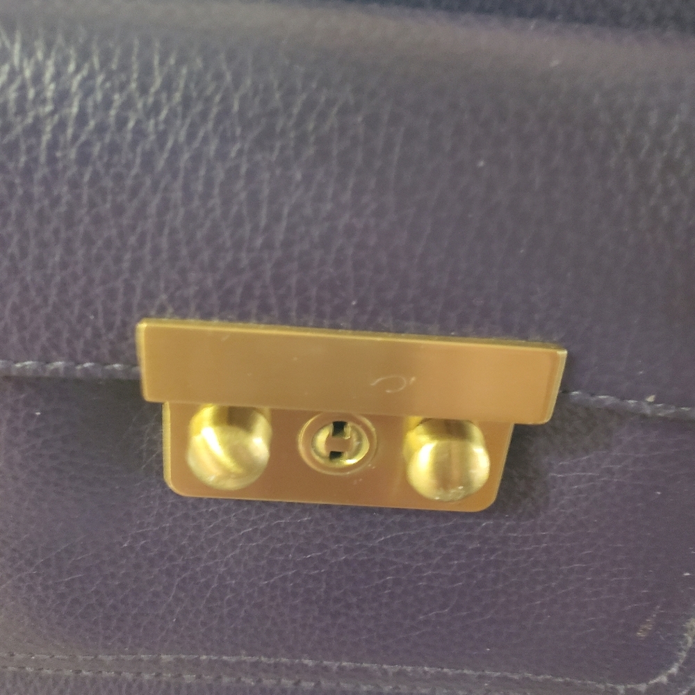 BNWOT Purple 3.1 Phillip Lim Leather Satchel/Crossbody. - Picture 3 of 12